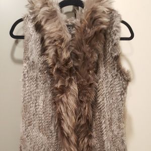 Fur Vest w/Hood
